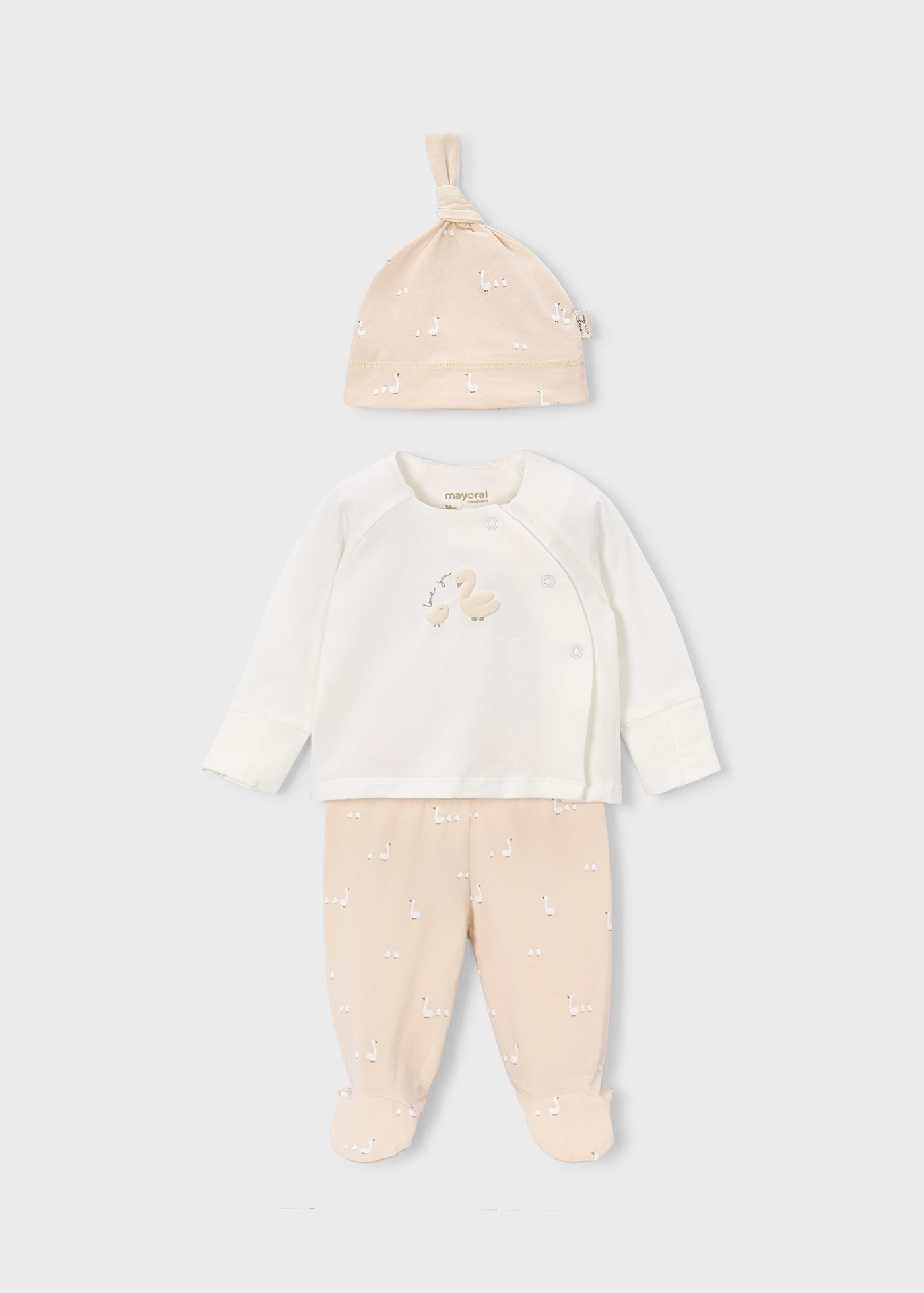 Darčeková súprava dupačky a čiapka Mayoral - 2601506074