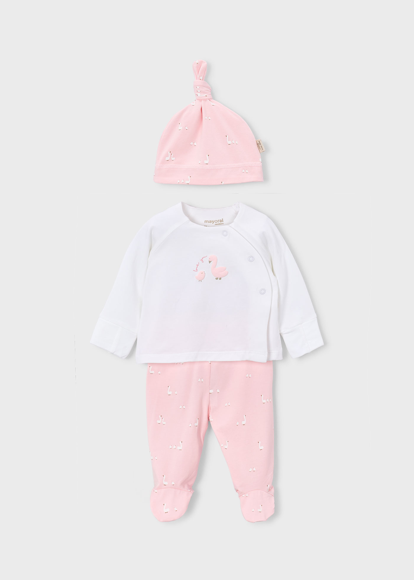 Darčeková súprava dupačky a čiapka Mayoral - 2601506076