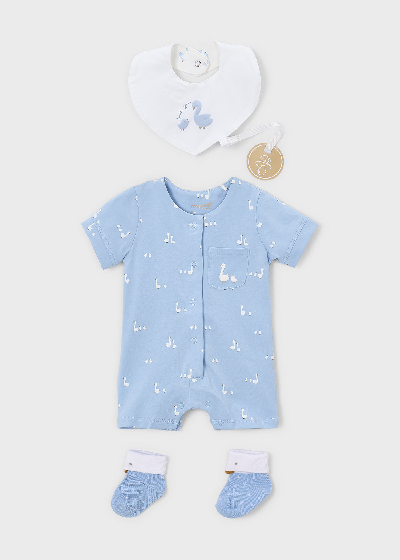 Darčeková súprava overal, ponožky a podbradník Mayoral - 2601727081