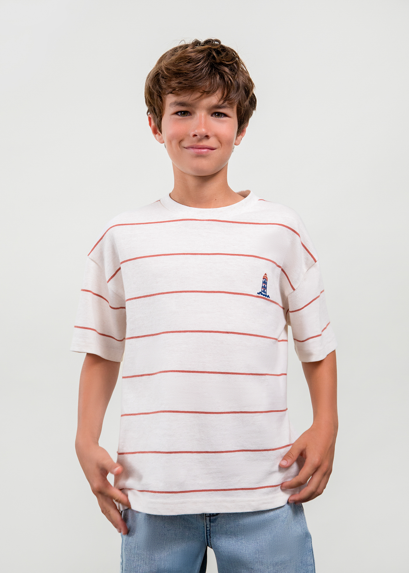 Pruhované tričko Mayoral - 2606044332
