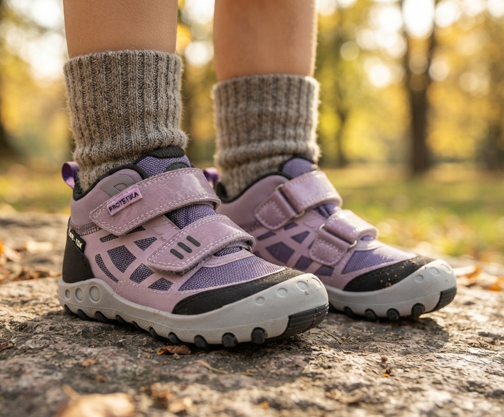 Protetika - barefootové topánky s membránou PRO-TEX VANDA purple