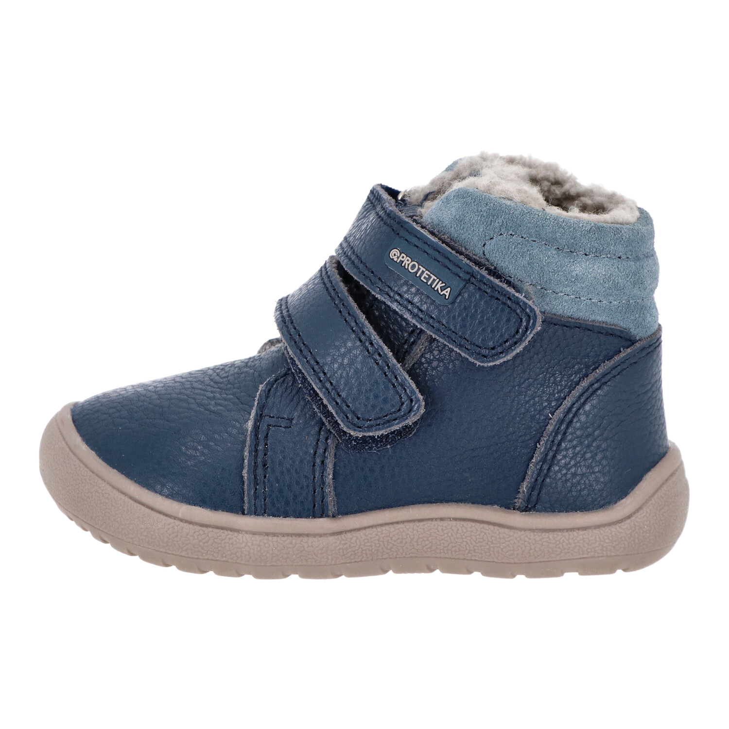 Protetika - zimné barefoot topánky BASIL navy