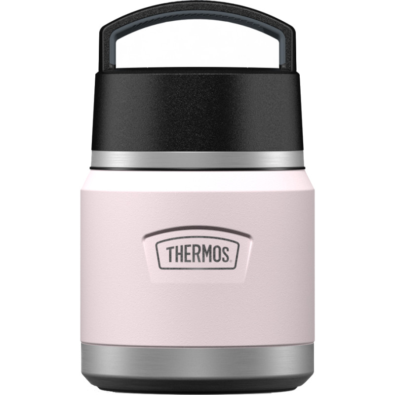 Detská termoska na jedlo s lyžicou 355 ml - pastelovo ružová